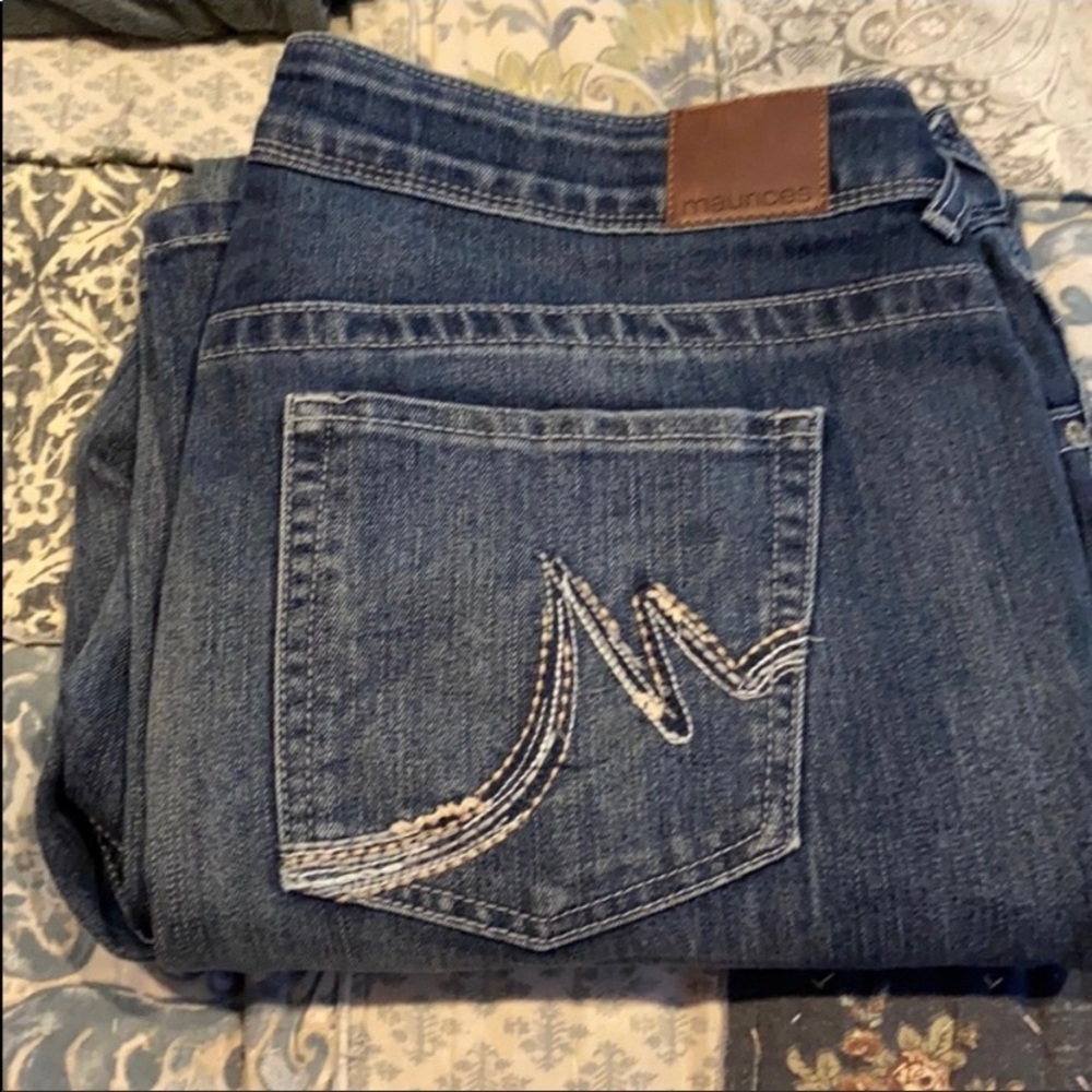 Dark wash Maurice’s Boot Cut Jeans